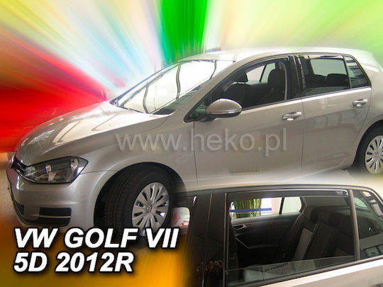 Heko Комплект Ветробрани Dark Fime за Volkswagen Голф 7 5D 2012 4бр