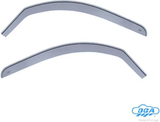 DGA Set of Windbreakers Front Car Dark Fime for Citroen C3 Picasso 2009+ 2pcs