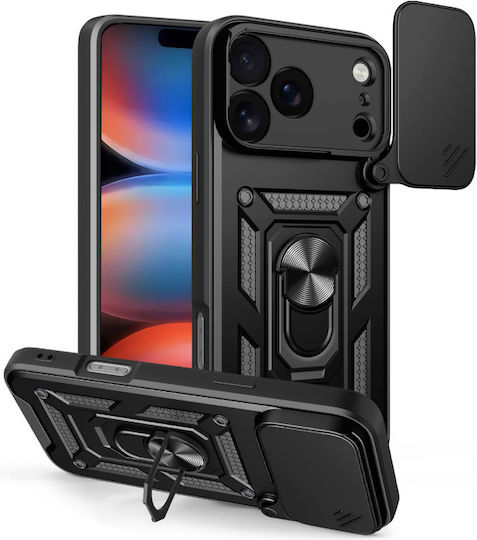 Defender Back Cover Plastic / Silicone Black Redmi Note 15