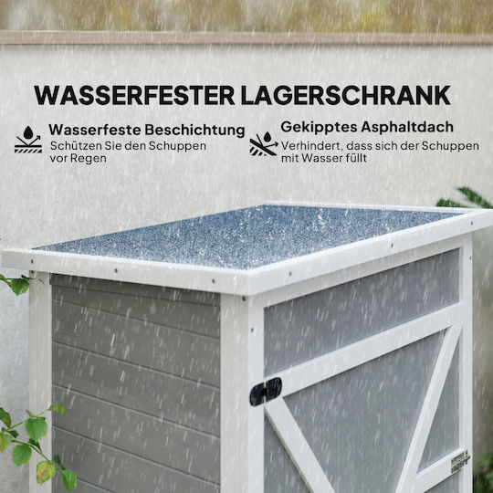 Hölzernes Gartenlagerhaus M0.75xB0.56xH1.15m