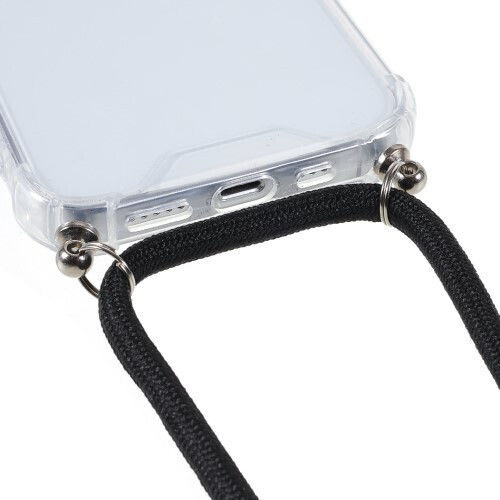 Inch Umschlag Rückseite Silikon mit Band Transparent (iPhone 13 MiniNokia 5.4)