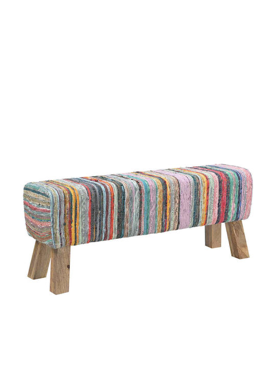 Outdoor Wooden Bench 110x30x45cm