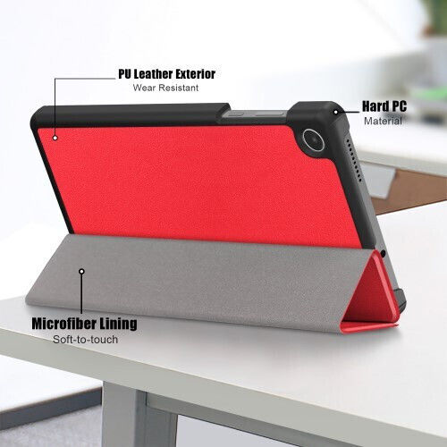 Tab M8 Gen 4 Flip Cover Red (Lenovo Tab M8 Gen 4 TB-300FU)