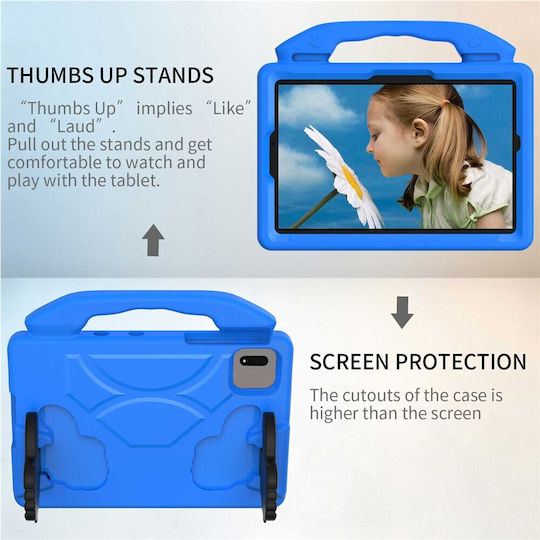 Drop-proof Eva Back Cover for Kids Blue (Xiaomi Redmi Pad 2, Pad SE, Pad 5, Lenovo Tab M11)