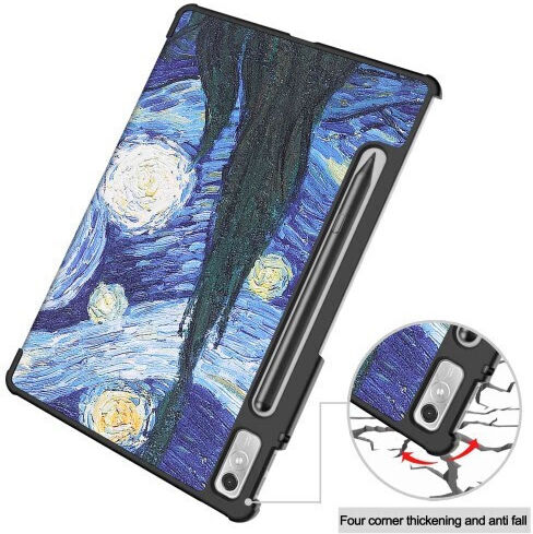 Tri--fold Βάση Στήριξης Flip Cover Πολύχρωμη (Lenovo Tab P11 Pro Gen 2)