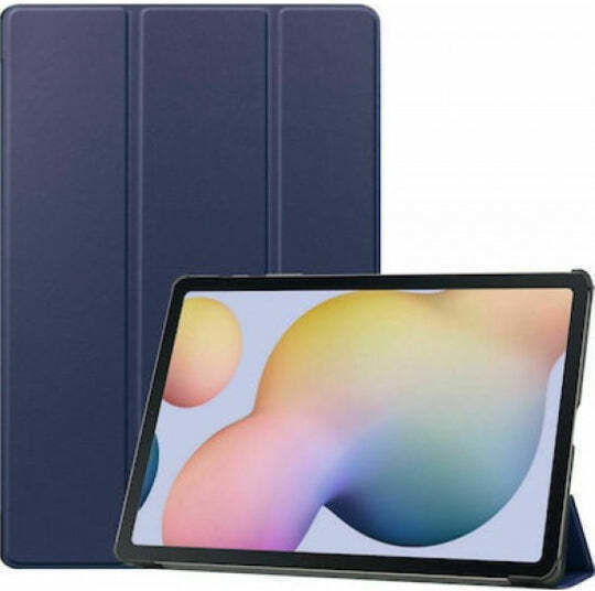 Book Case Silicone Flip Cover Tri-fold Samsung Galaxy Tab A9 8.7" Blue