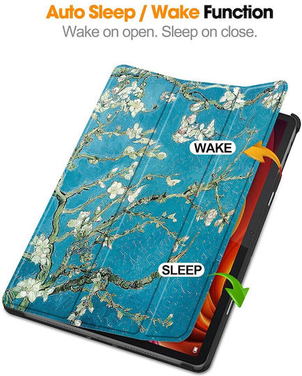 Tri-fold Βάση Στήριξης Flip Cover Πολύχρωμη (Lenovo Tab K11 Plus)