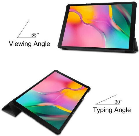 Magnetic 3-fold Flip Cover Γκρι (Galaxy Tab A 10.1 2019)