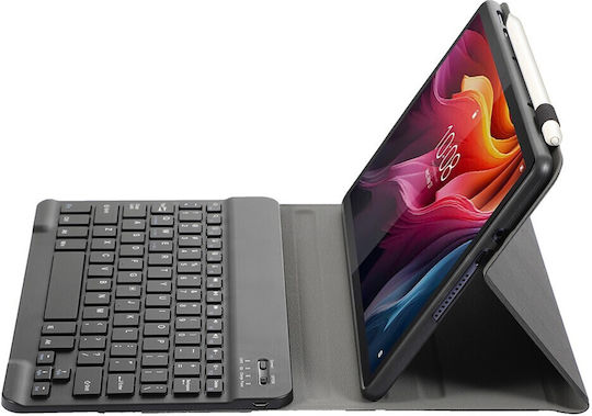 Свалящ се Флип капак с Клавиатура Черен (Lenovo Tab K11 Plus) 6.13