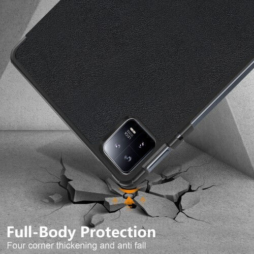 Tri-Fold Tablet Hülle Flip Cover Schwarze Xiaomi Pad 6