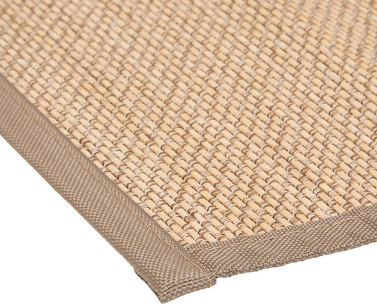 5Five Non-Slip Wooden Bath Mat Stemy 220356B Beige 50x80cm