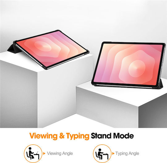 Techsuit Foldpro Samsung Galaxy Tab S12 Plus Червен