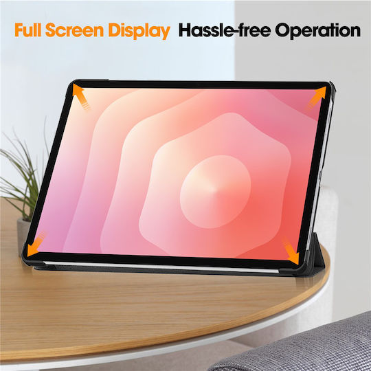 Techsuit Foldpro Samsung Galaxy Tab S12 Plus Schwarze Tablet Hülle