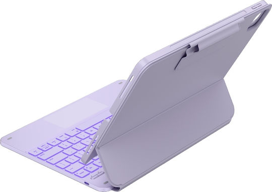Typecase Case Edge + Tastatur iPad Air 13 2024/2025 Hell Lila Kb206-129-e-lpulch-lpu-b-us-v5