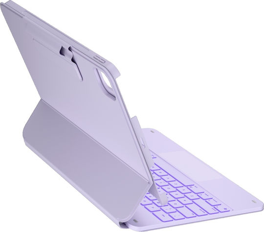 Typecase Case Edge + Tastatur iPad Air 13 2024/2025 Hell Lila Kb206-129-e-lpulch-lpu-b-us-v5