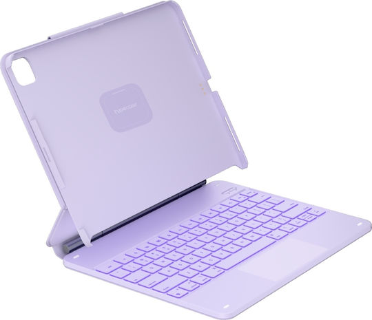 Typecase Case Edge + Tastatur iPad Air 13 2024/2025 Hell Lila Kb206-129-e-lpulch-lpu-b-us-v5