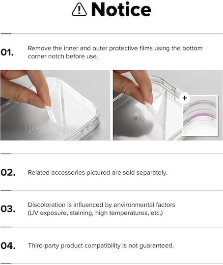Ringke Fusion Back Cover Σιλικόνης / Πλαστικό Διάφανο (Google Pixel 11 Pro XL)