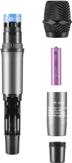 Akai Proffesional 110580-0006 Microfon Dinamic Fără Fir De Mână În Culoare Argintie