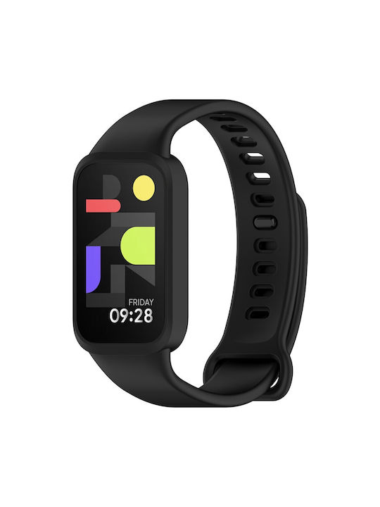 Λουράκι Σιλικόνης Μαύρο (Xiaomi Smart Band 9 Active)