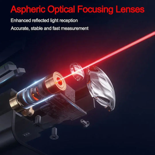 GVDA Măsurător Laser INKERSI KE100 cu Capacitate de Măsurare 100m