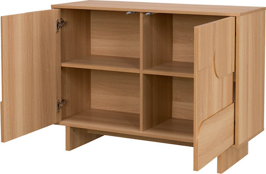 Jenfia Wooden Sideboard Natural Shade 101.2x39x75.5cm
