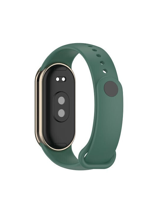 Întunecat Curea Silicon Verde (Smart Band 8 / Smart Band 9 / Smart Band 10)