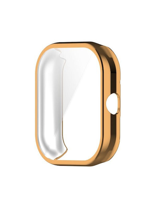 Electroplating Силиконов Калъф в Златист цвят за Xiaomi Redmi Watch 4