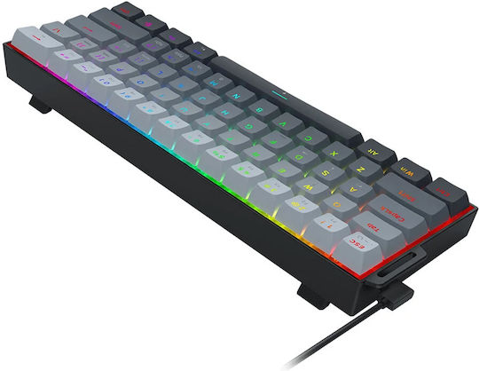 Redragon FIZZ RT K617GGB-RGB-MP Гейминг клавиатура 60% с магнитни превключватели и RGB осветление (Английски US)