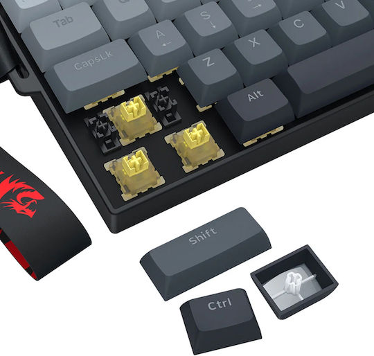 Redragon FIZZ RT K617GGB-RGB-MP Гейминг клавиатура 60% с магнитни превключватели и RGB осветление (Английски US)