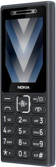 Nokia 200 4G Dual SIM Κινητό με Κουμπιά Μαύρο