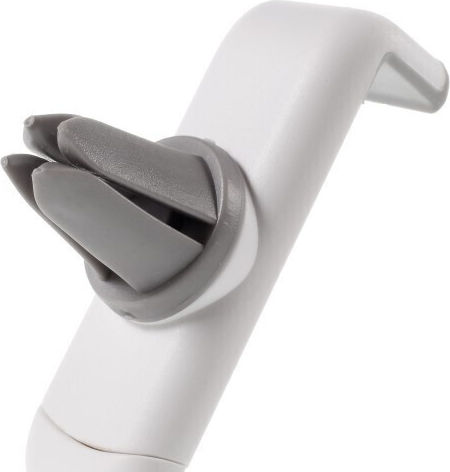 Air Vent Holder Car Mobile Mount with Adjustable Hooks White