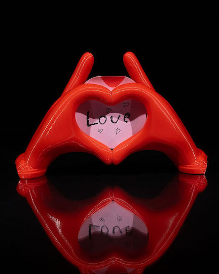 3D Art Shop in Rot Farbe