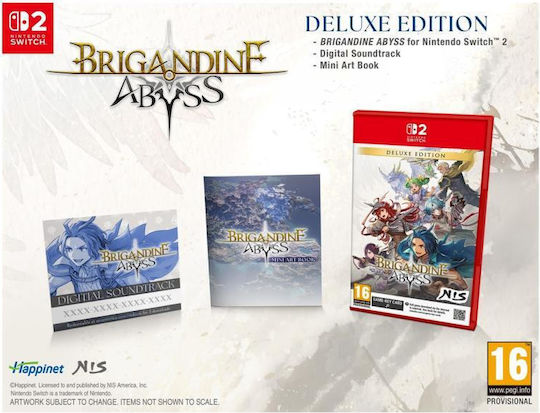 Brigandine Abyss Луксозно Издание Карта с продуктов ключ Switch 2 Игра