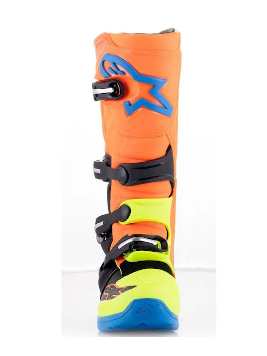 Alpinestars Tech 5 Cizme De Echitație Pentru Bărbați Motocross Portocalii