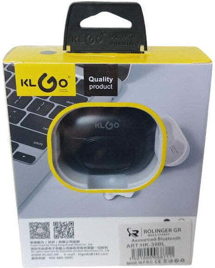 KLGO HK-39BL In-ear Casti Bluetooth Handsfree cu Husă de Încărcare Albe