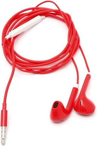 50021603 Earbuds Handsfree με Βύσμα 3.5mm Κόκκινο