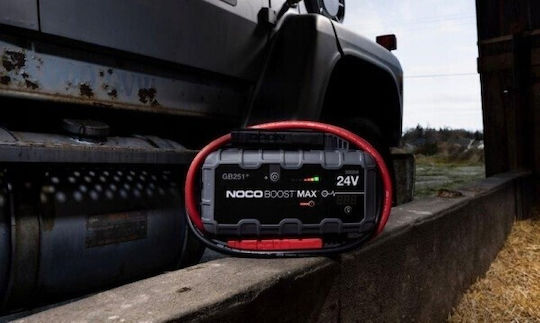 Noco Boost Max UltraSafe Tragbarer Batterie-Starter 3000A mit Power Bank USB Taschenlampe 24V 3000A