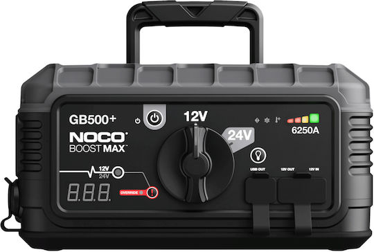 Noco GB500+ Tragbarer Batterie-Starter für Auto & Lastkraftwagen 6250A mit USB / Taschenlampe 12/24V