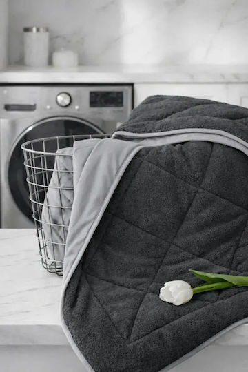 SteweHome Единична Завивка 155x215 см Сива