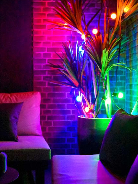 Calex Girlandă de iluminat etanșă IP44 10m RGB