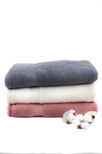 SteweHome Bath Towel 70x140cm 100% Cotton 3 Pieces