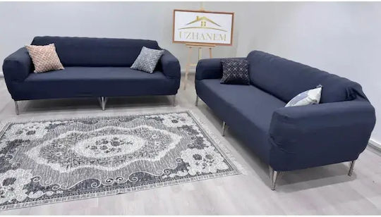 SteweHome Elastic Cover Recliner Sofa Geometric 195x230cm