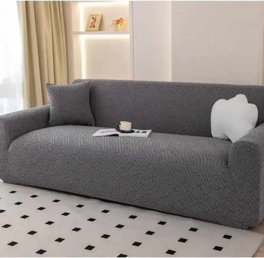 SteweHome Elastic Cover Three Seater Sofa Geometric