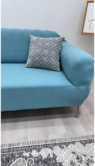 SteweHome Elastische Abdeckung Für Zweisitziges Sofa Türkises