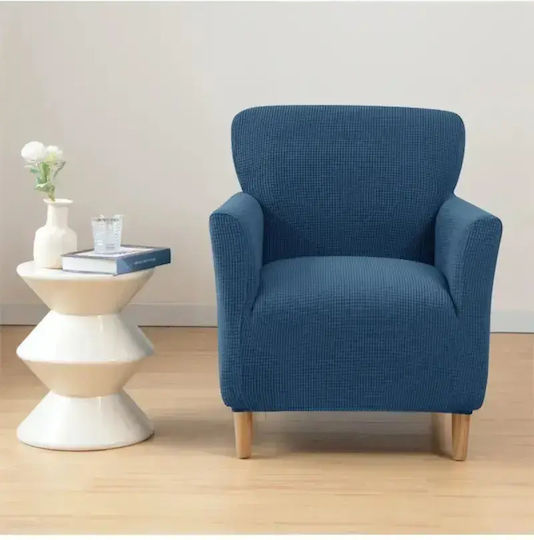 SteweHome Elastische Abdeckung Für Sessel Blau 60x85cm