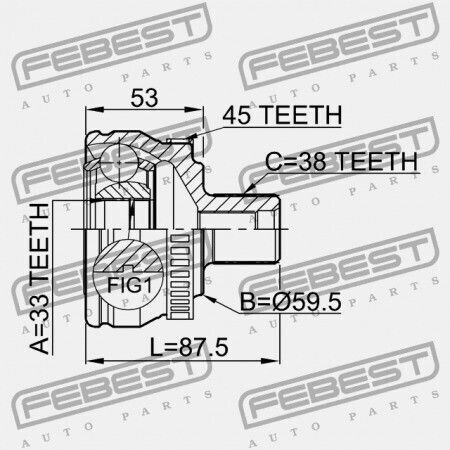 Audi A4/Avant Външен Връзка 2001-2008 Ca 8e0498099
