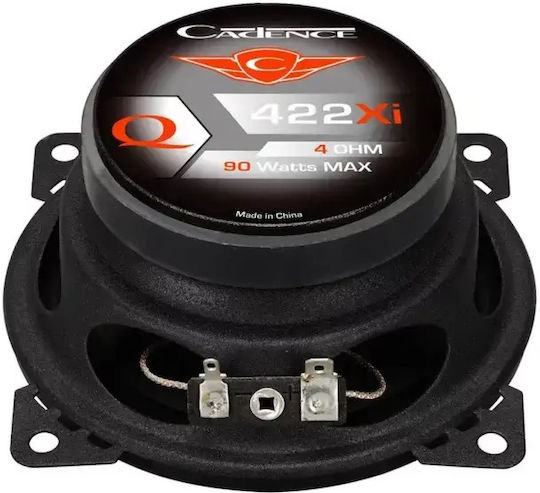 Cadence Q422Xi Autolautsprecher Koaxiallautsprecher 4 Zoll mit 35W RMS 2 Weg