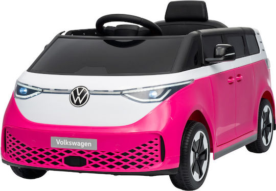 Volkswagen Едноместен с дистанционно управление Лицензиран 24 волта Розов за 2+ Годишни SMBHL718-PINK