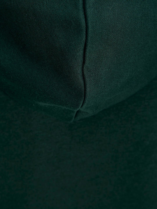 Παιδικό Φούτερ με Κουκούλα Dark Green