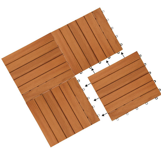 Casaria Cuttere Pentru Pardoseală De Grădină Din WPC 30x30cm
